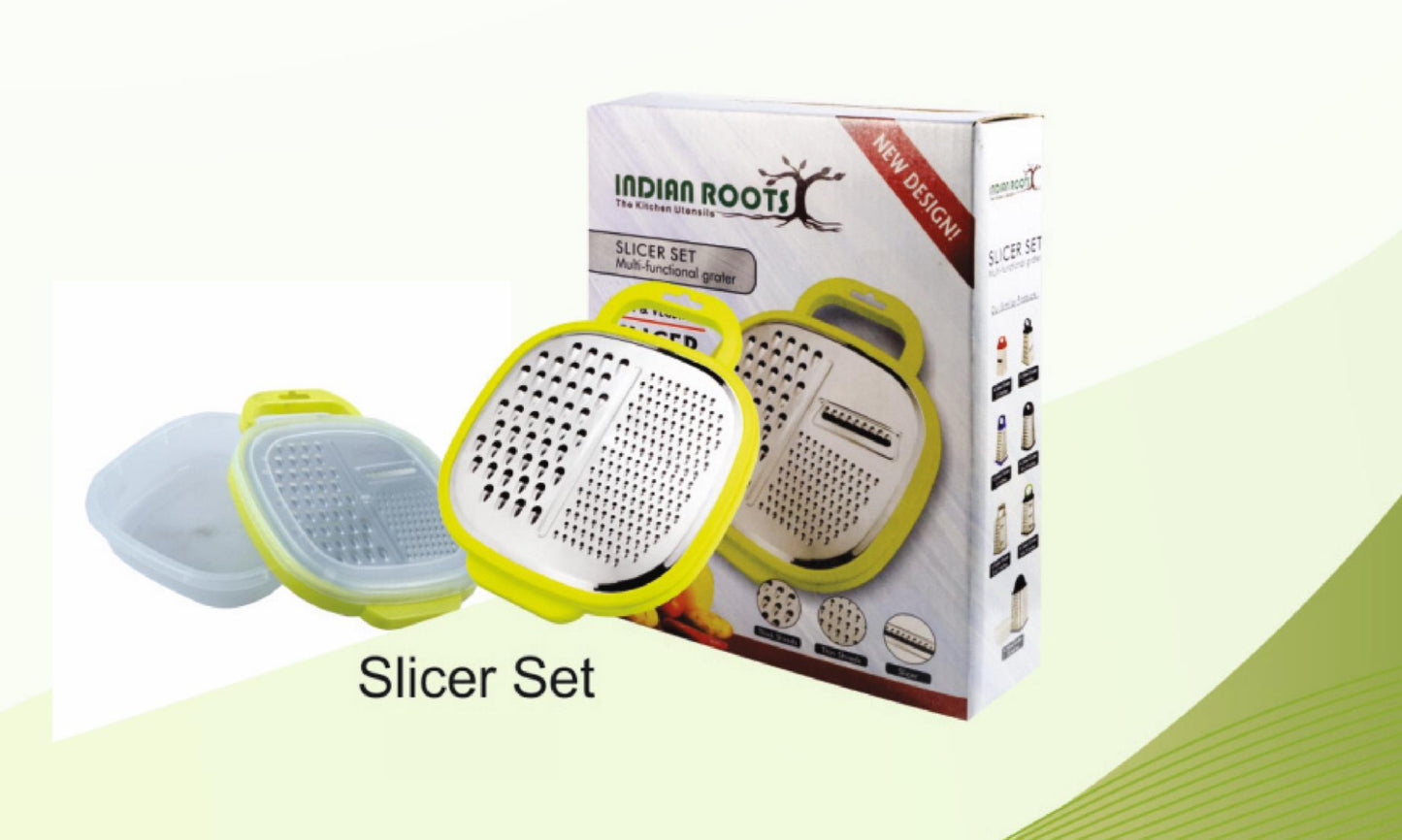 INDIAN ROOTS Grater with big container.