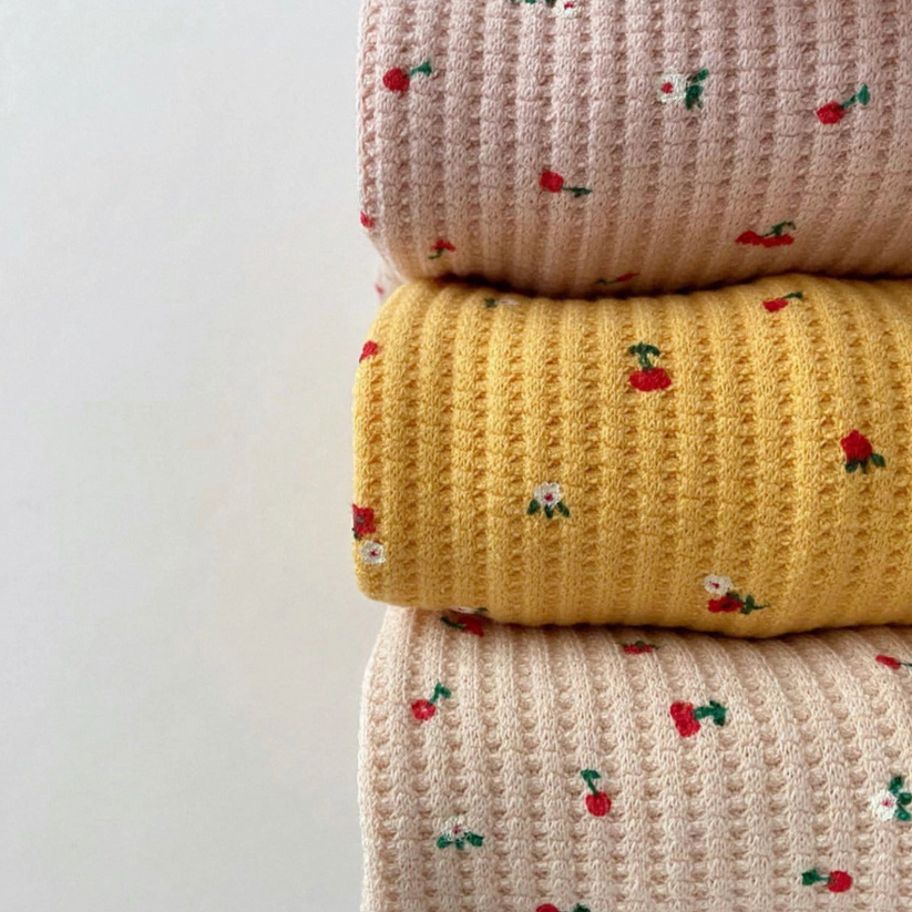 Waffle Cotton Matching Set