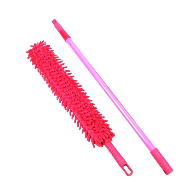 Multifunctional Retractable Curved Flat Mop Removable and Washable Duster Household Duster Sweeping Cleaning