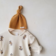 Waffle Bear Romper Set