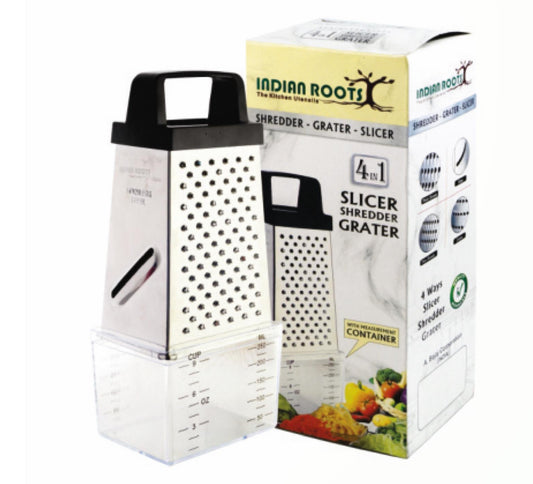 INDIAN ROOTS Grater With Container