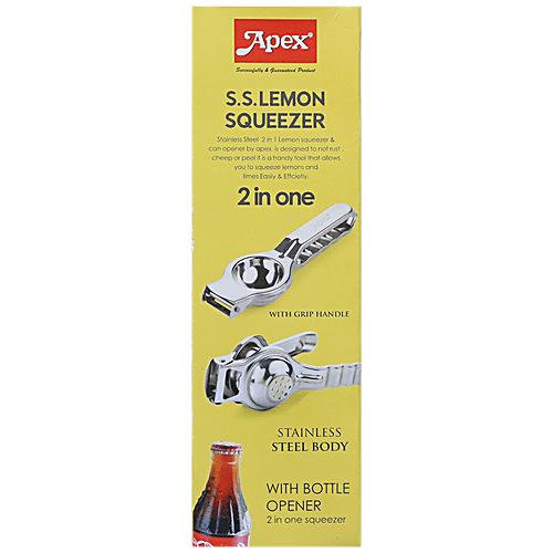 LEMON SQUEEZER WITH BOTTLE OPENER