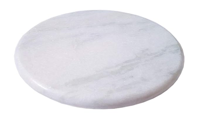 INDIAN ROOTS Marble Chakla/Marble Roti Maker/Anti Skid Rolling Board/polpat/chapati Maker