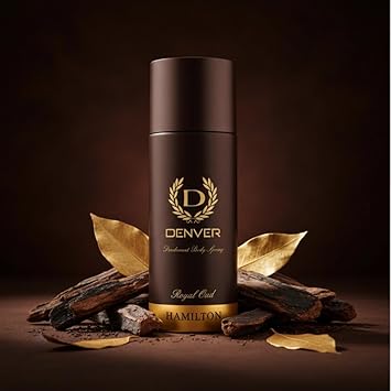 DENVER Royal Oud Deodorant Body Spray for Men (150ML) | Long Lasting Body Spray for Men