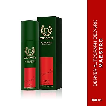 DENVER SRK Autograph Maestro Collection Deodorant Spray - For Men| Long Lasting Luxury Deo Body Spray
