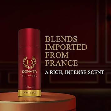 DENVER Honour Deodorant - 150ML , Pack of 1 | Long Lasting Fragrance Deodorant Body Spray for Men