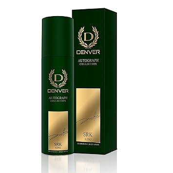 DENVER SRK King Deodorant Autograph Collection | Long Lasting Luxury Deo Spray - For Men