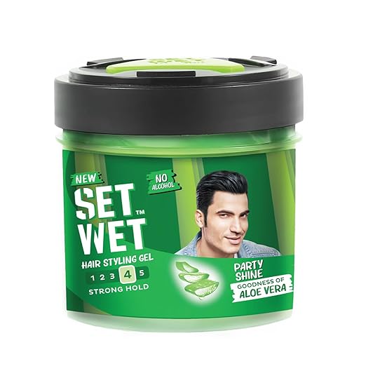 SET WET HAIR GEL  Styling Hair Gel for Men - Sport Extreme, 250gm | Medium Hold,Strong Hold,Extreme Hold, High Shine |For Short to Medium Hair| No Alcohol, No Sulphate