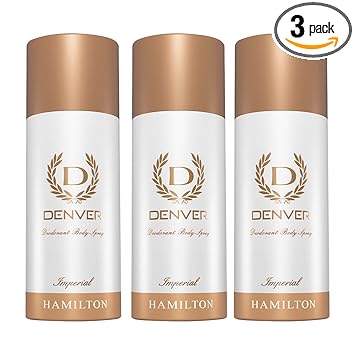 DENVER Imperial Deodorant For Men -150 ML Each, Pack of 3| Long Lasting Deodorant For Men