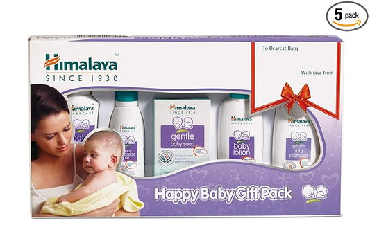 Himalaya Baby Gift Pack (5 pieces) | No.1 Doctor Prescribed | Gentle, Safe & Researched for baby's skin & hair