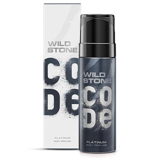 Wild Stone CODE Platinum Body Perfume for Men, 150ml/5.07OZ | No Gas Deodorant | Long Lasting Body Spray
