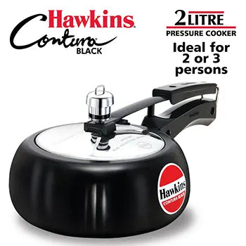 HAWKINS CONTURA BLACK PRESSURE COOKER