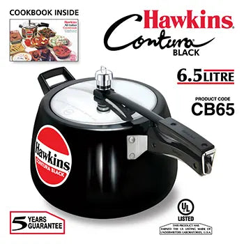 HAWKINS CONTURA BLACK PRESSURE COOKER