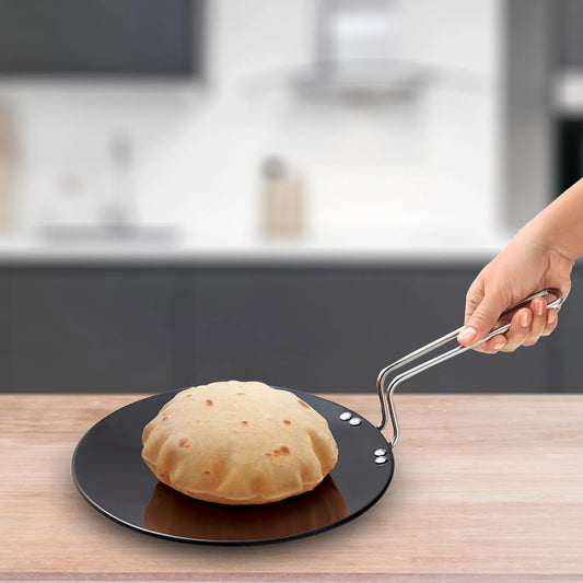 Induction Compatible Hard Anodised Roti Tava 26 cm (4.88 mm Thick) (IART26)