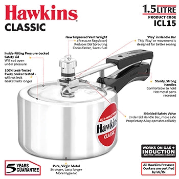 HAWKINS CLASSIC INDUCTION COMPATIBLE COOKERS
