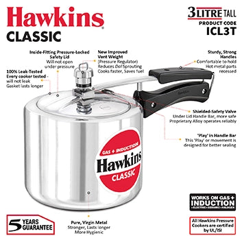 HAWKINS CLASSIC INDUCTION COMPATIBLE COOKERS