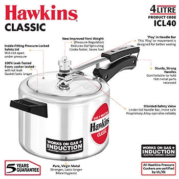 HAWKINS CLASSIC INDUCTION COMPATIBLE COOKERS