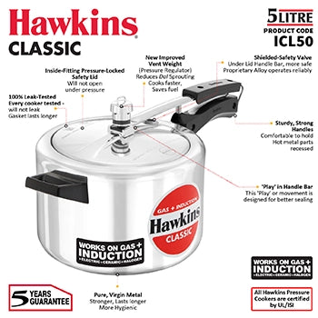 HAWKINS CLASSIC INDUCTION COMPATIBLE COOKERS