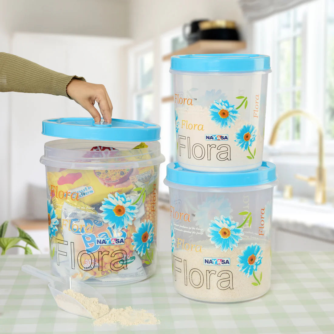 Nayasa Store In Printed Food Storage Container