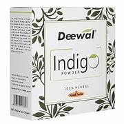 Click to see full view Deewal Indigo powder with 100% Organic indigo leaves for hair and chemical free for man & woman (100g)