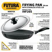 Hawkins Futura Frying Pan, Non Stick Fry Pan, Induction Fry Pan,  Black