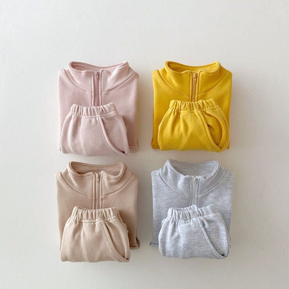 Kids High Neck Jogger Set