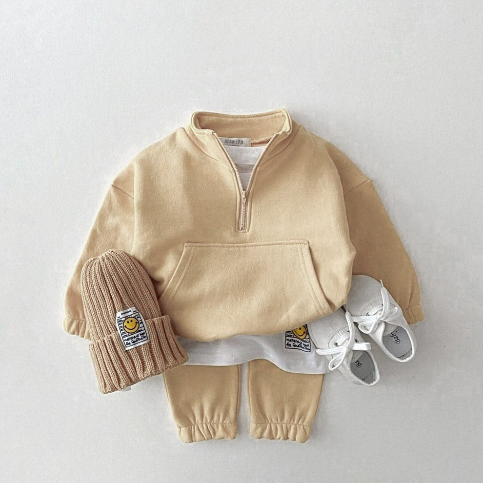 Kids High Neck Jogger Set