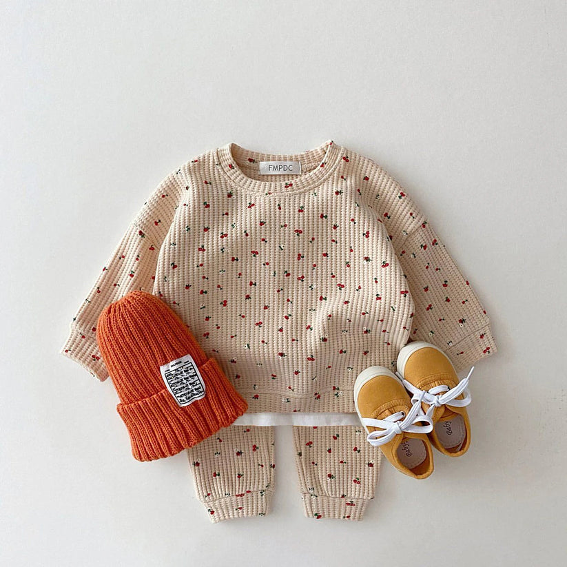 Waffle Cotton Matching Set