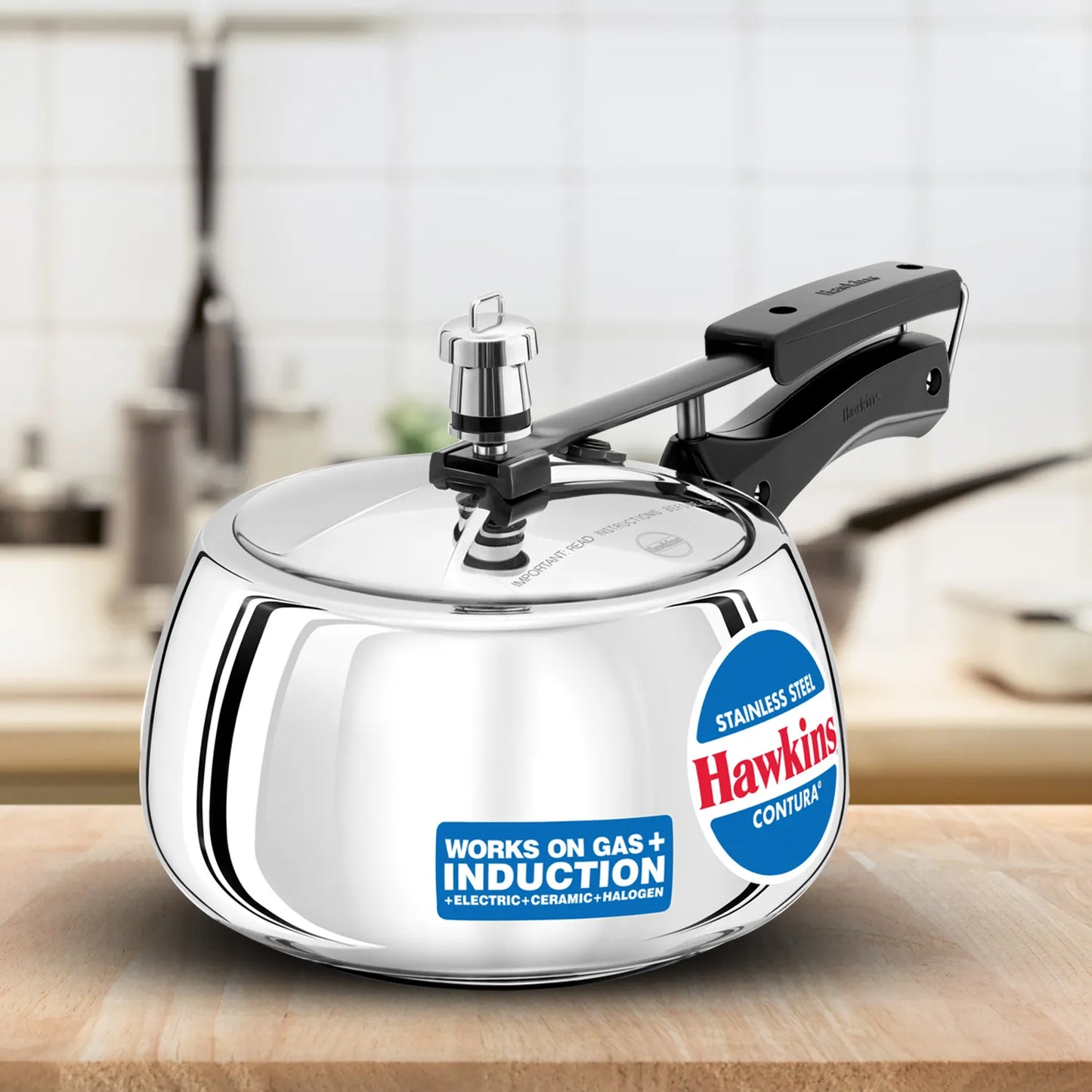 HAWKINS STAINLESS STEEL CONTURA COOKERS