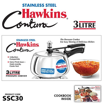 HAWKINS STAINLESS STEEL CONTURA COOKERS