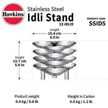 SS Idli Stand - 12 Idlis (Large) (SSID5)