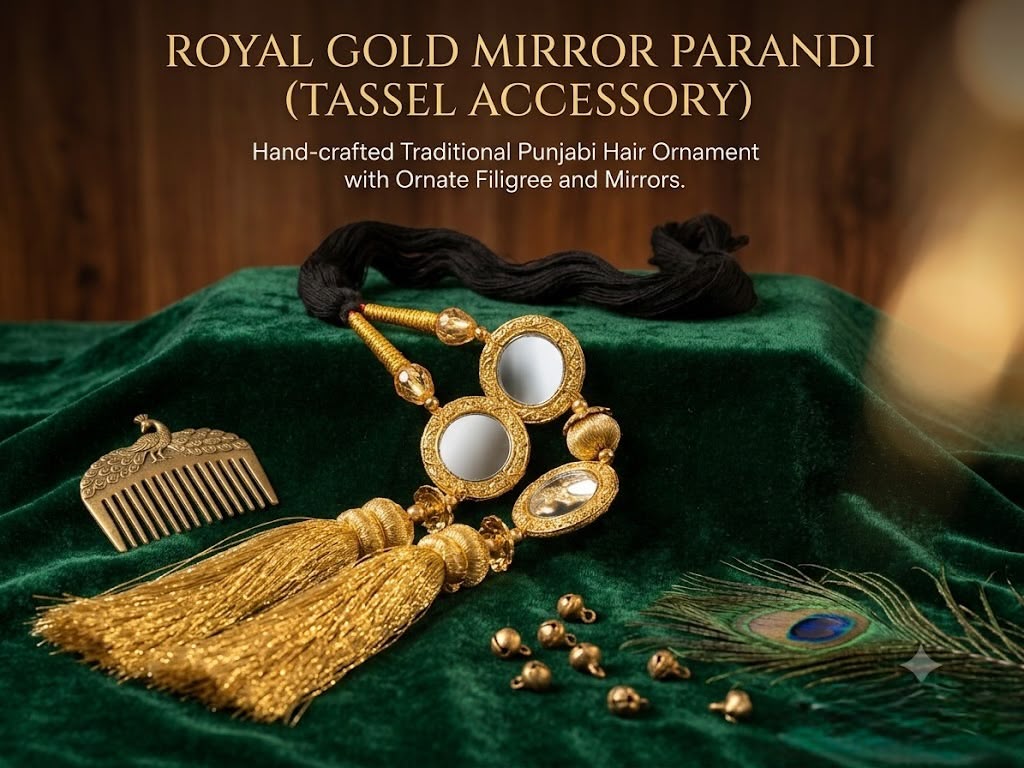 Handmade Punjabi Parandi / Royal Hair Tassels for Weddings & Festivals